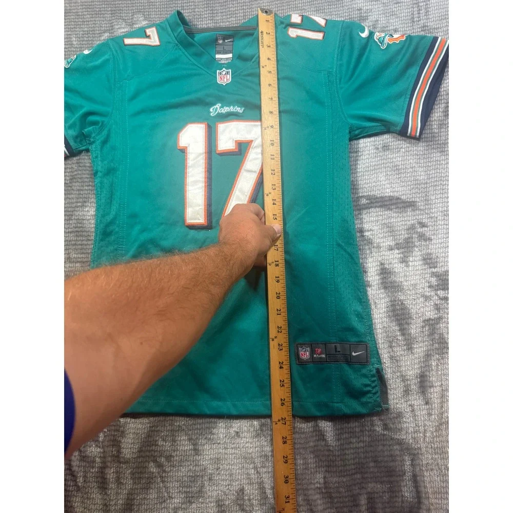 Nike Miami Dolphins Ryan Tannehill 17 On Field Jersey Womens Large Aqua Teal NFL